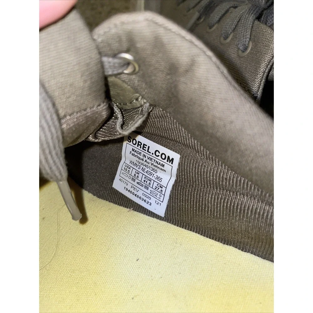 Sorel Out N About Shoes Women's 10.5  Canvas Sneakers